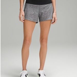 Lululemon Speed Up High-Rise Lined Short 4” - Heather Gray